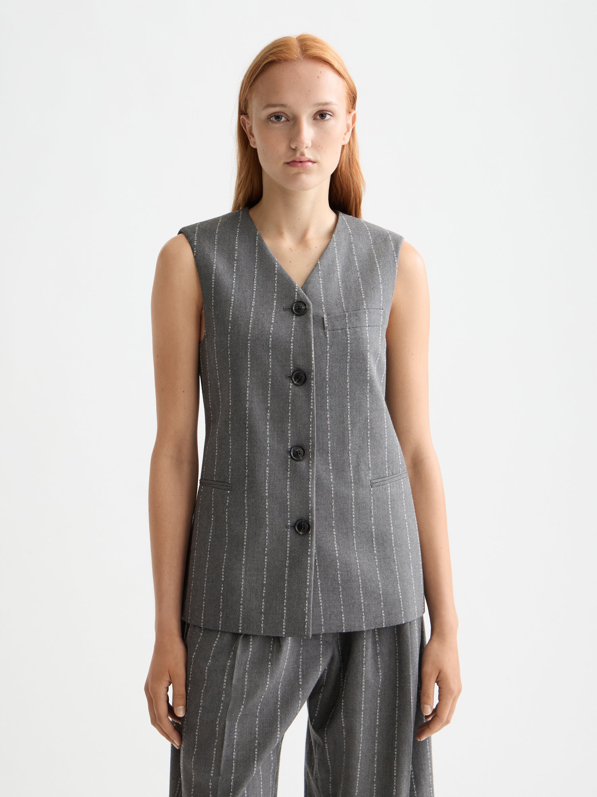 Pinstripe Waistcoat