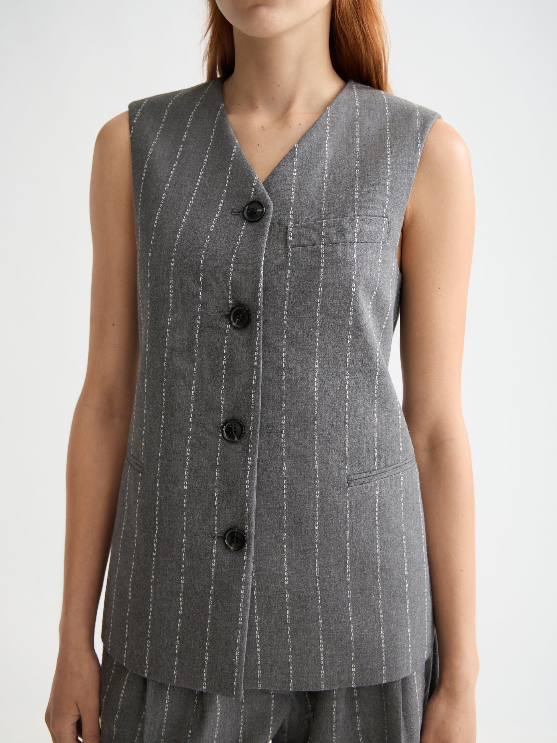 Pinstripe Waistcoat