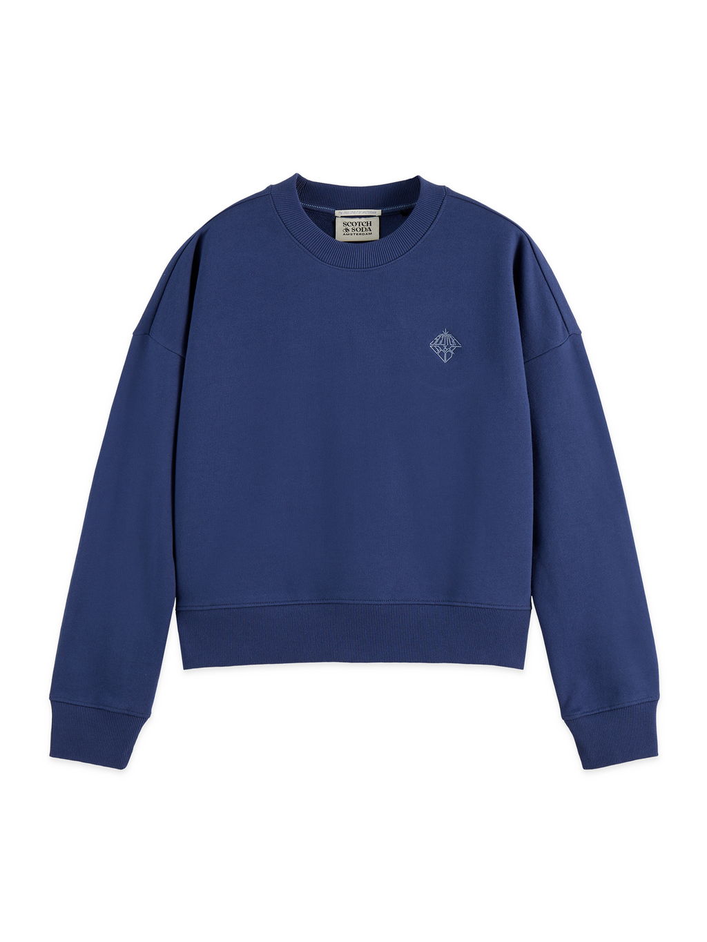Embroidered logo relaxed fit sweatshirt