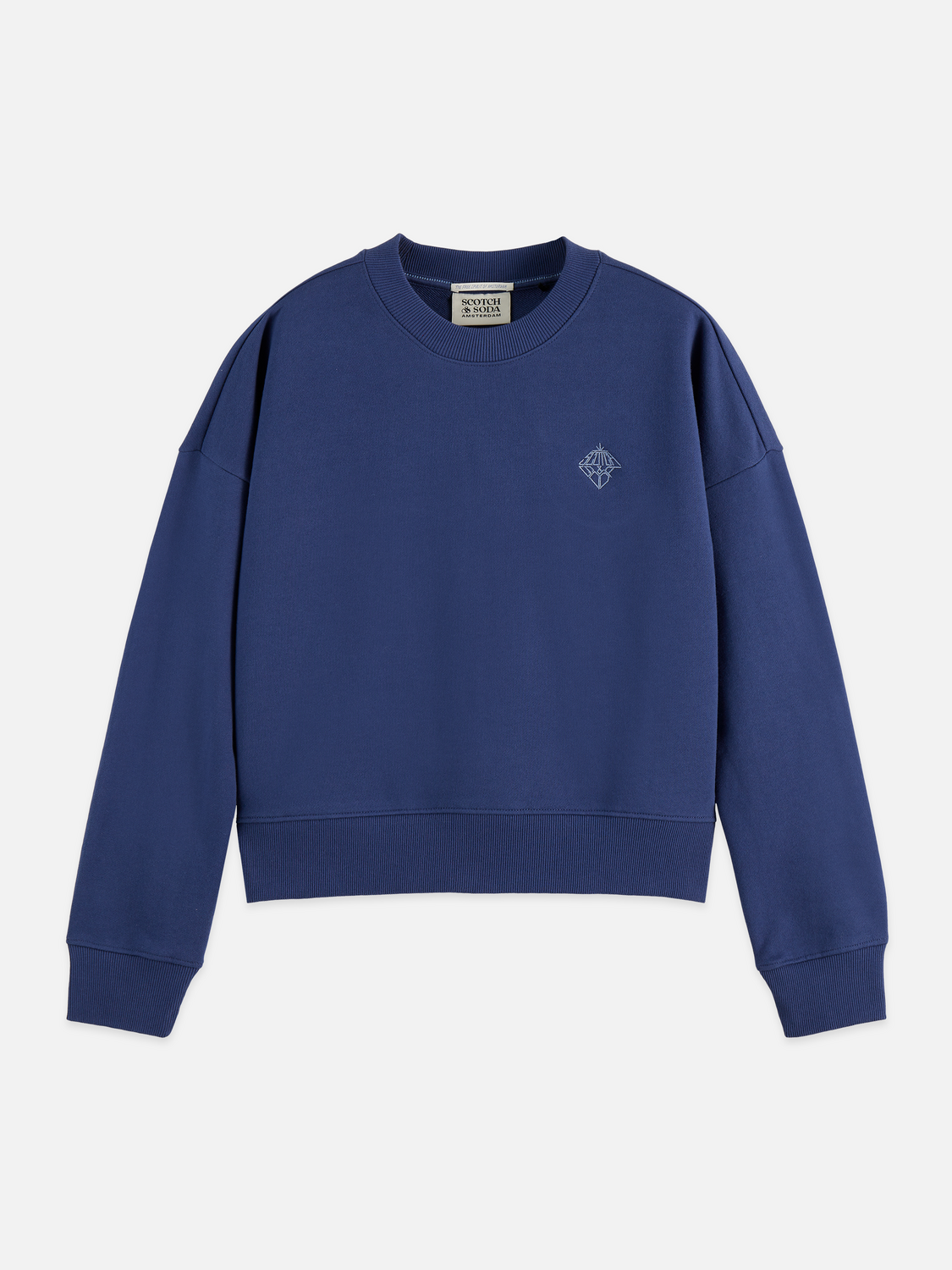 Embroidered logo relaxed sweatshirt - OCEANA