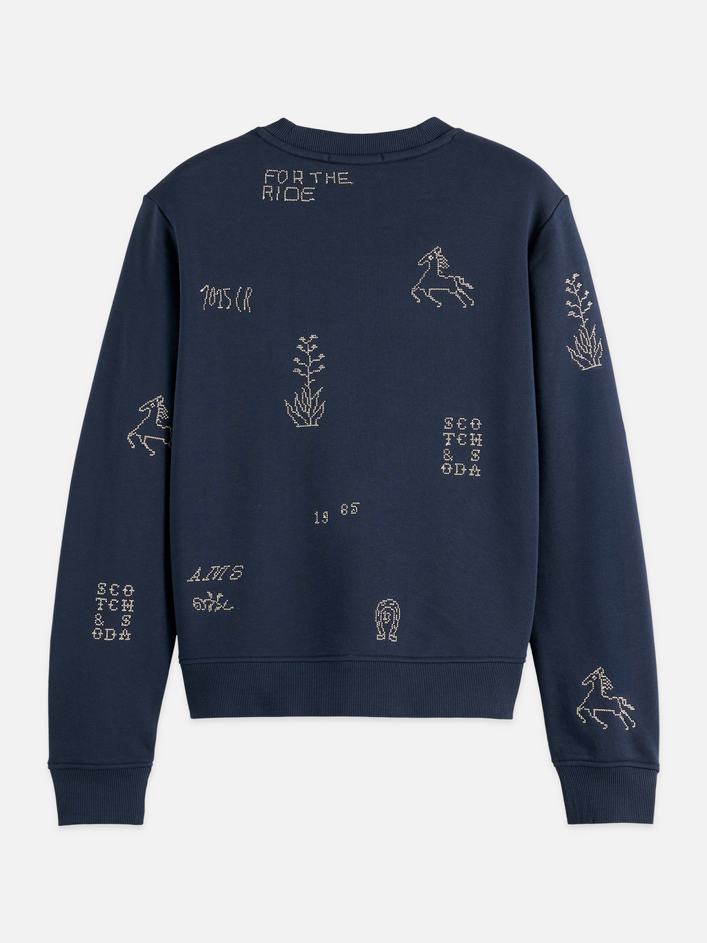 Embroidered sweatshirt