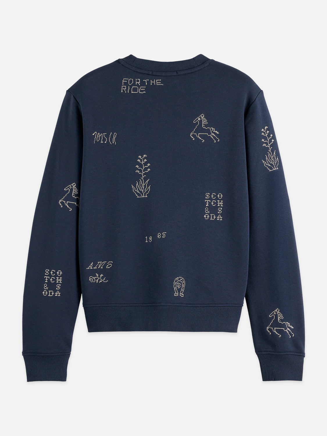 Embroidered sweatshirt