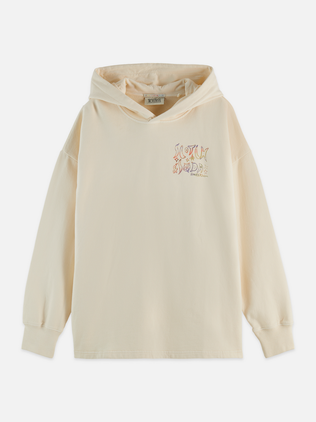 Washed artwork hoodie