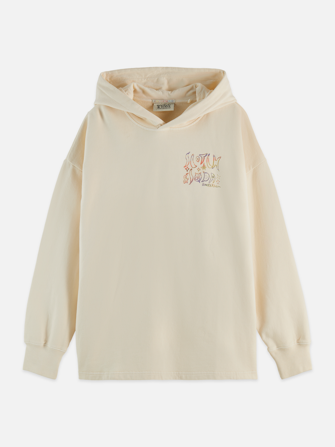 Washed artwork hoodie
