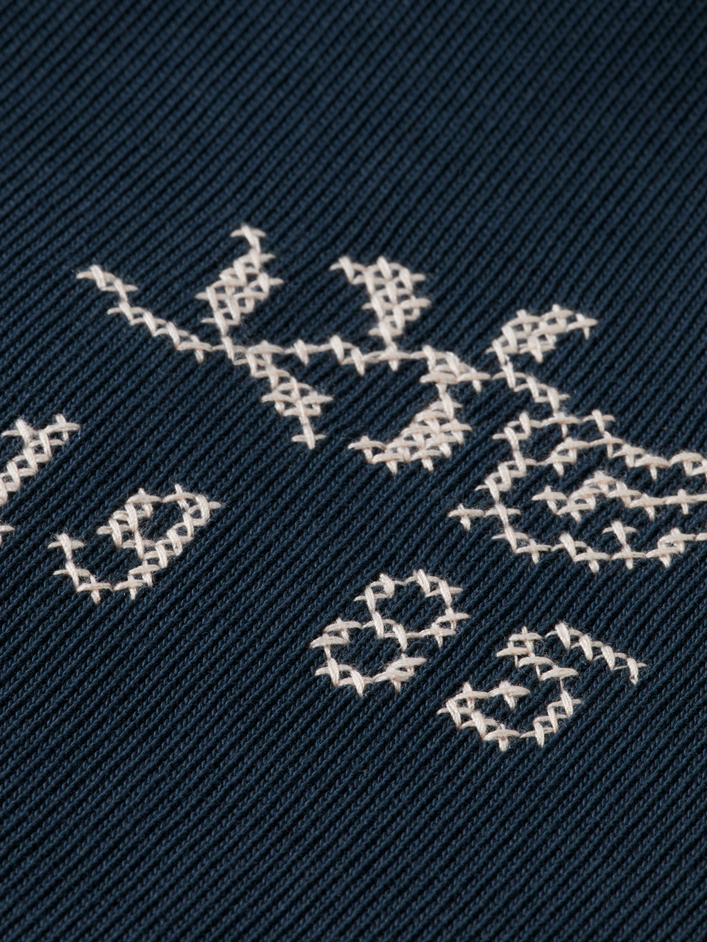 Zip-up interlock sweatshirt