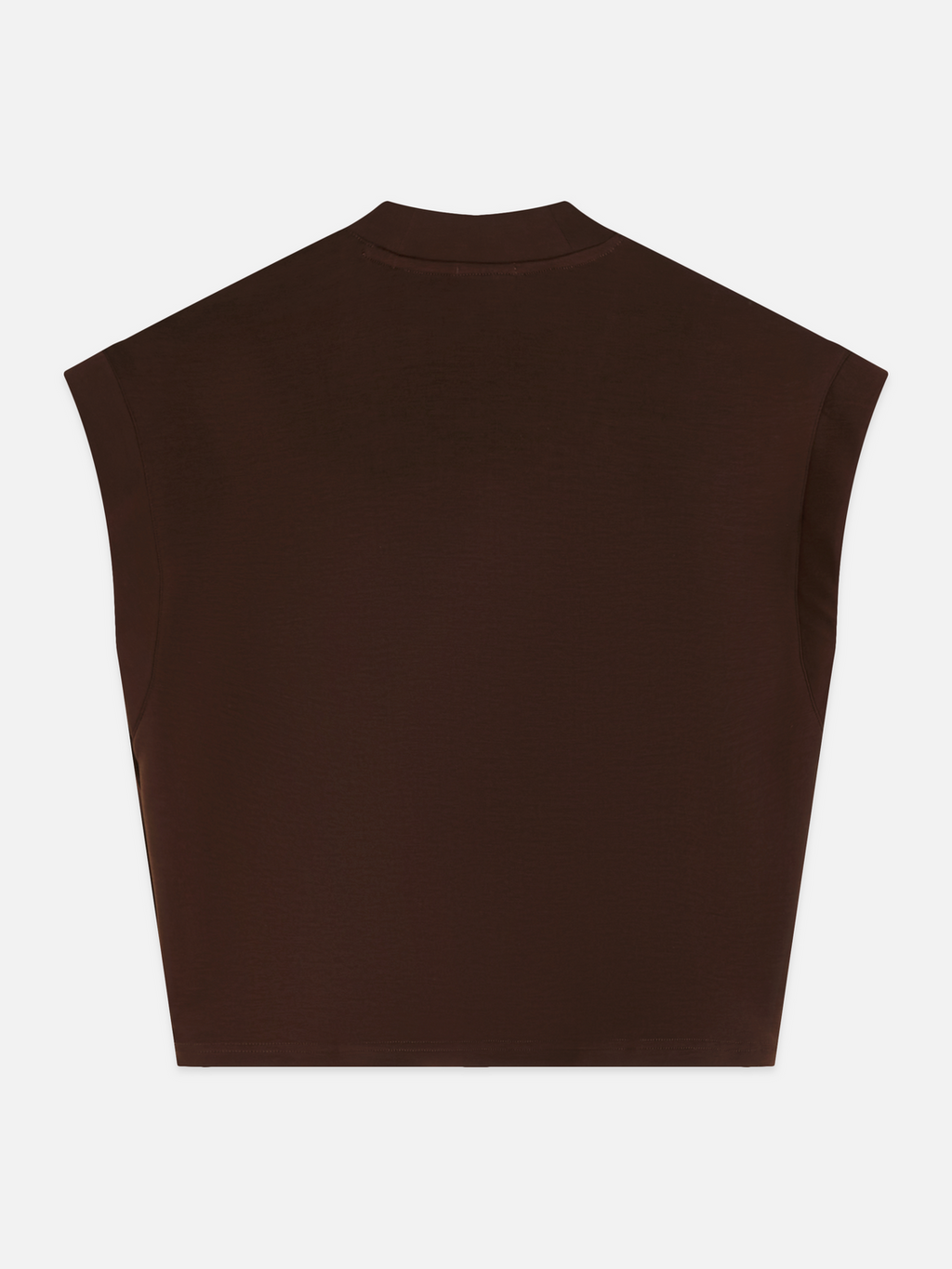 Tencel V-neck short sleeve sweatshirt