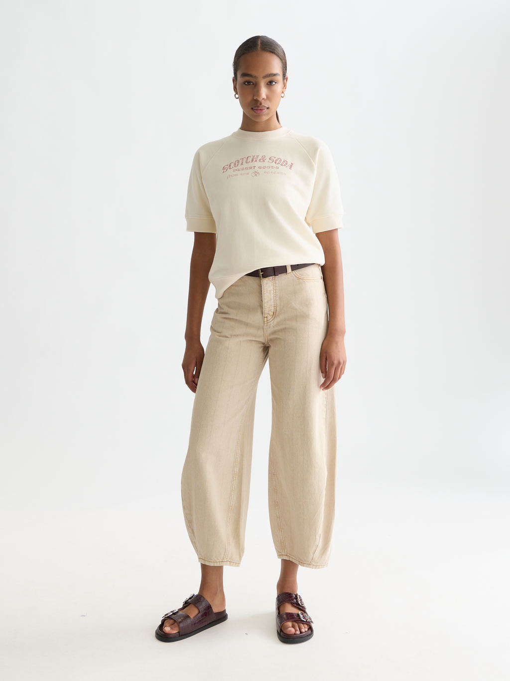 Artwork sweatshirt top