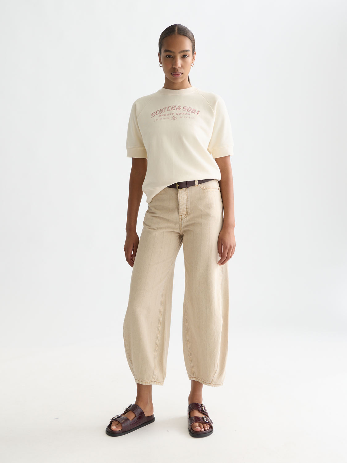 Artwork sweatshirt top