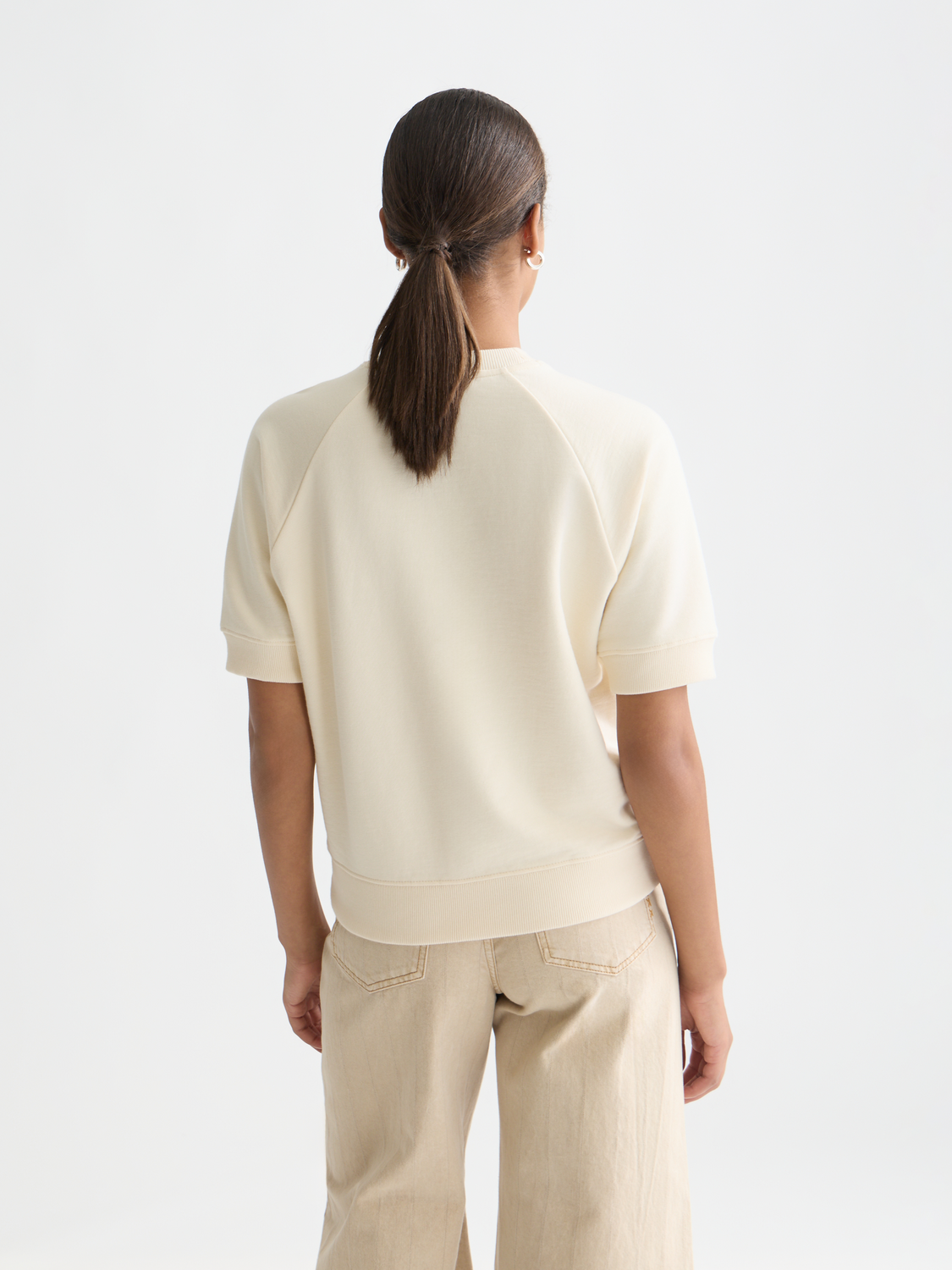 Artwork sweatshirt top