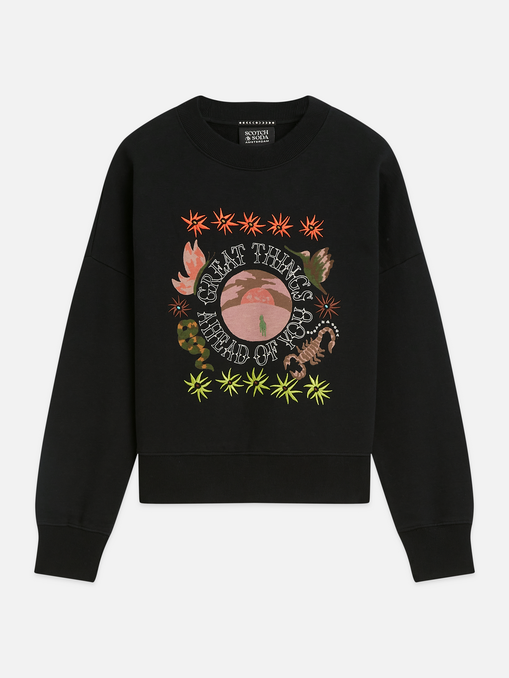 Artwork relaxed sweatshirt