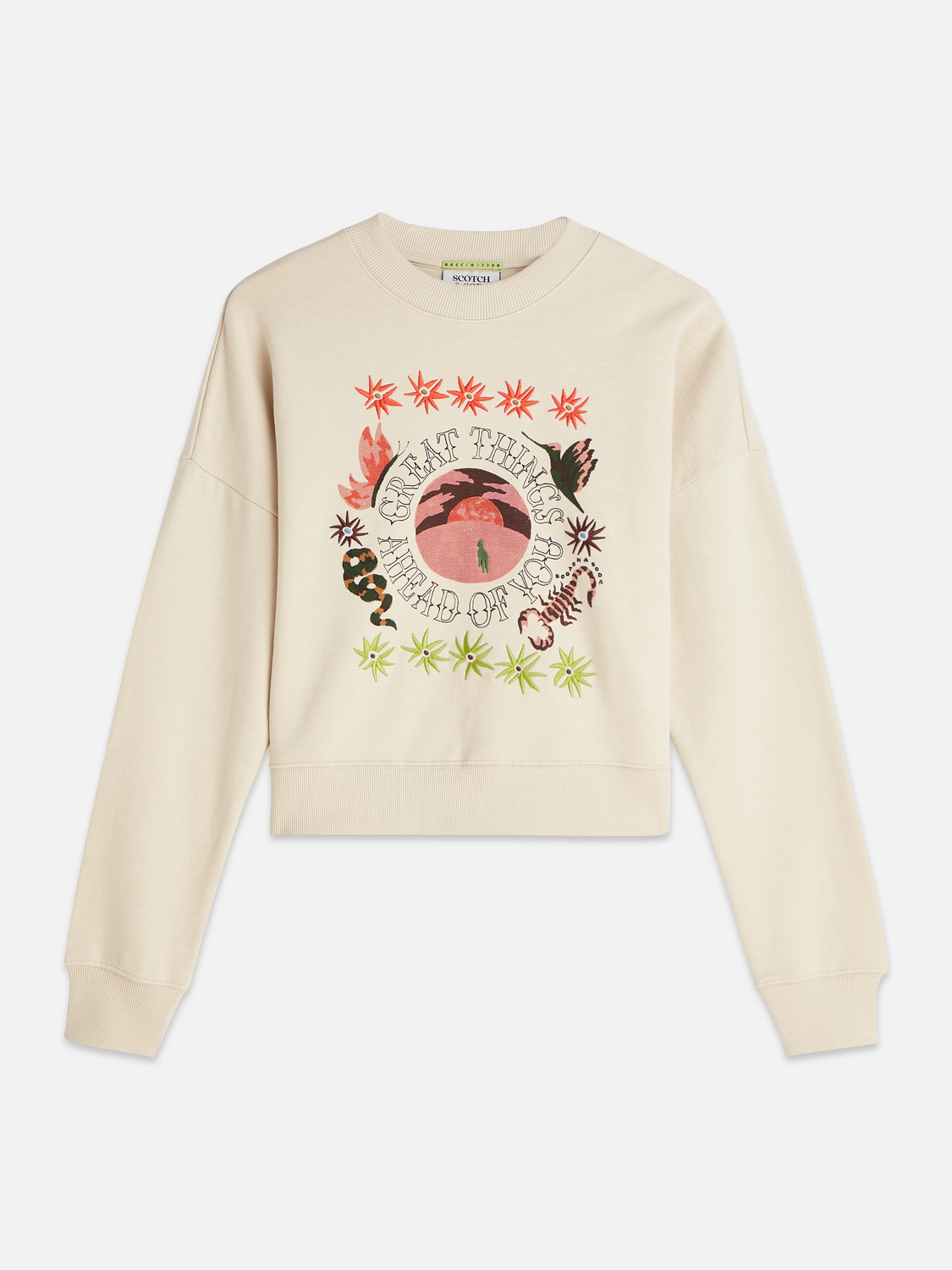Artwork relaxed sweatshirt