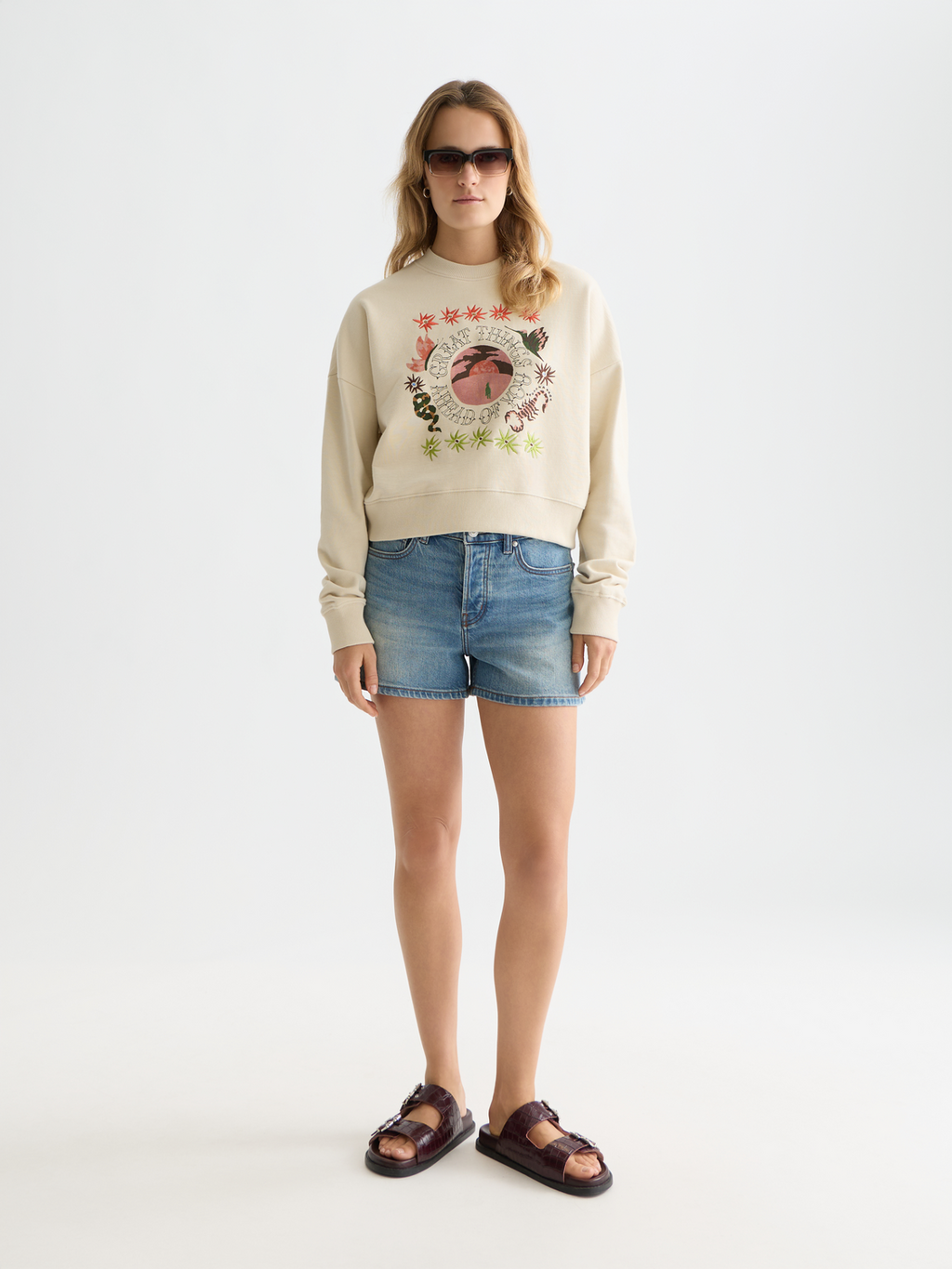 Artwork relaxed sweatshirt