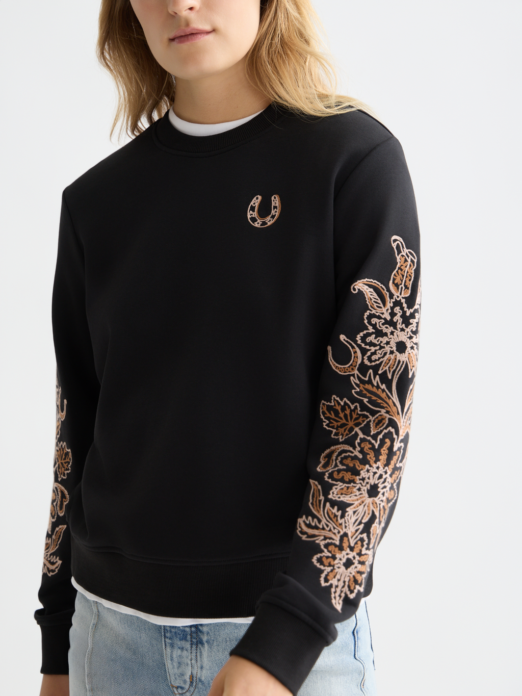 Embroidered sweatshirt