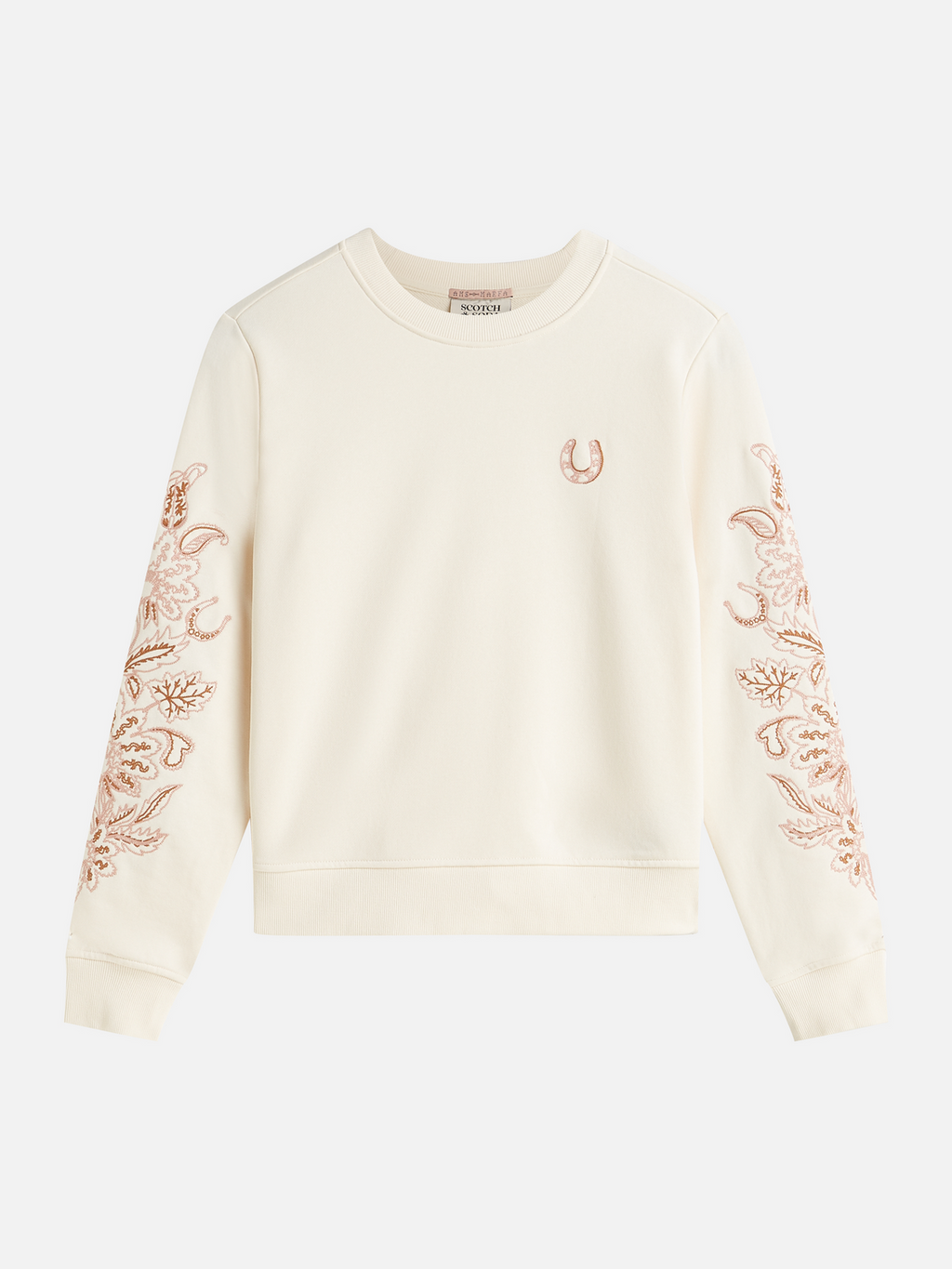 Embroidered regular-fit sweatshirt