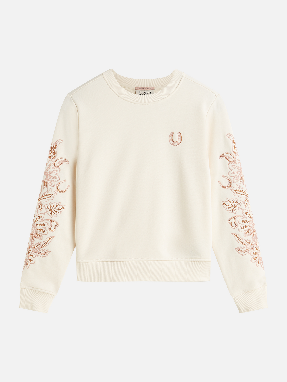 Embroidered regular-fit sweatshirt