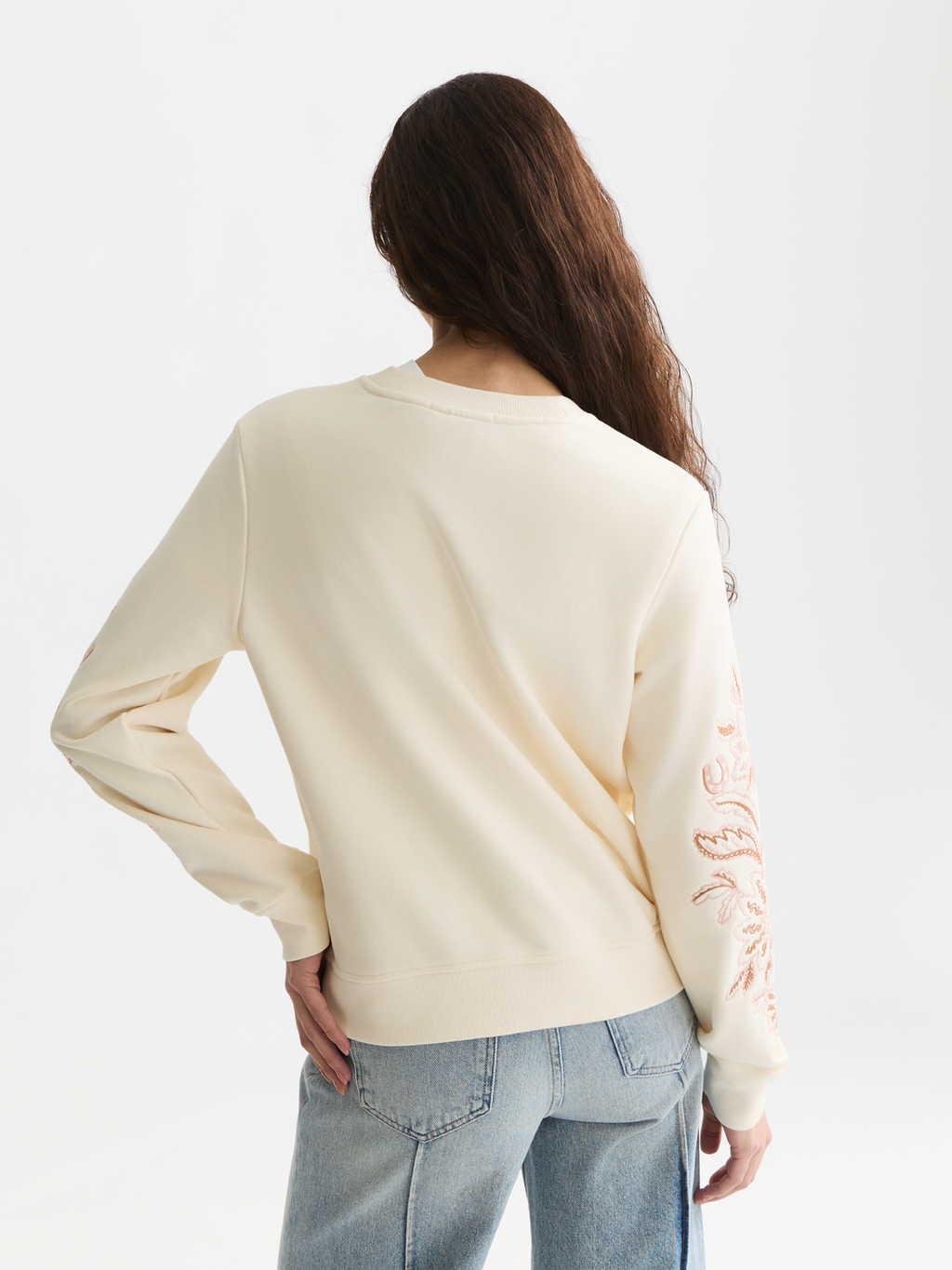 Embroidered regular-fit sweatshirt