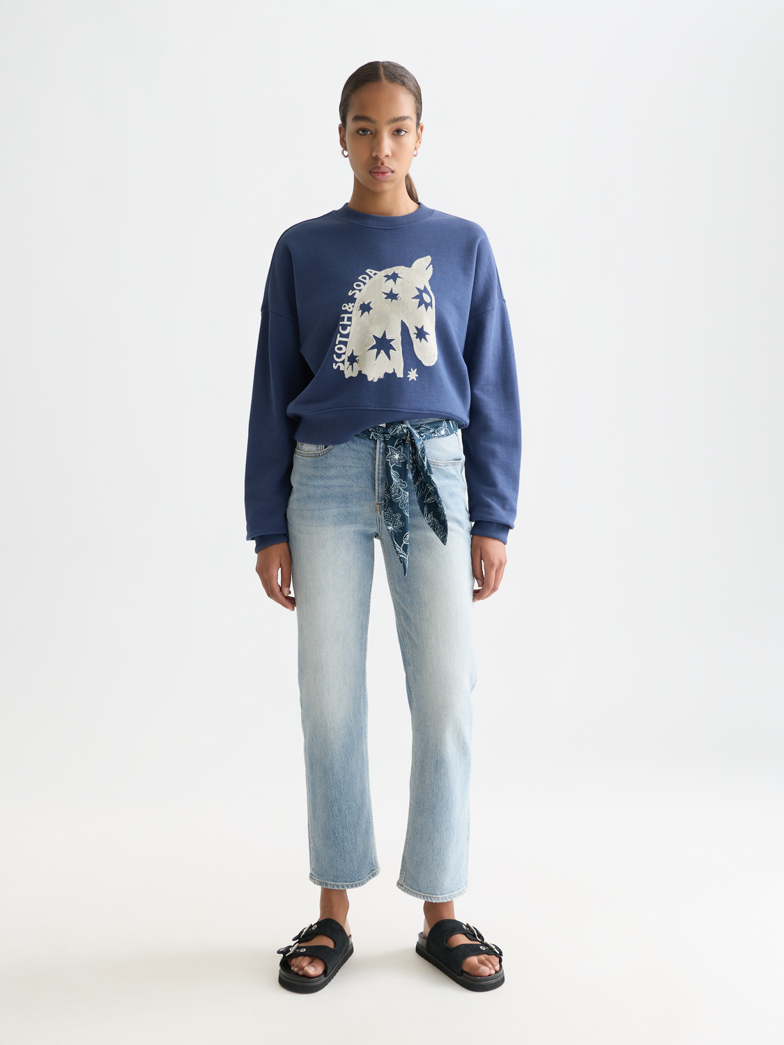 Artwork relaxed sweatshirt