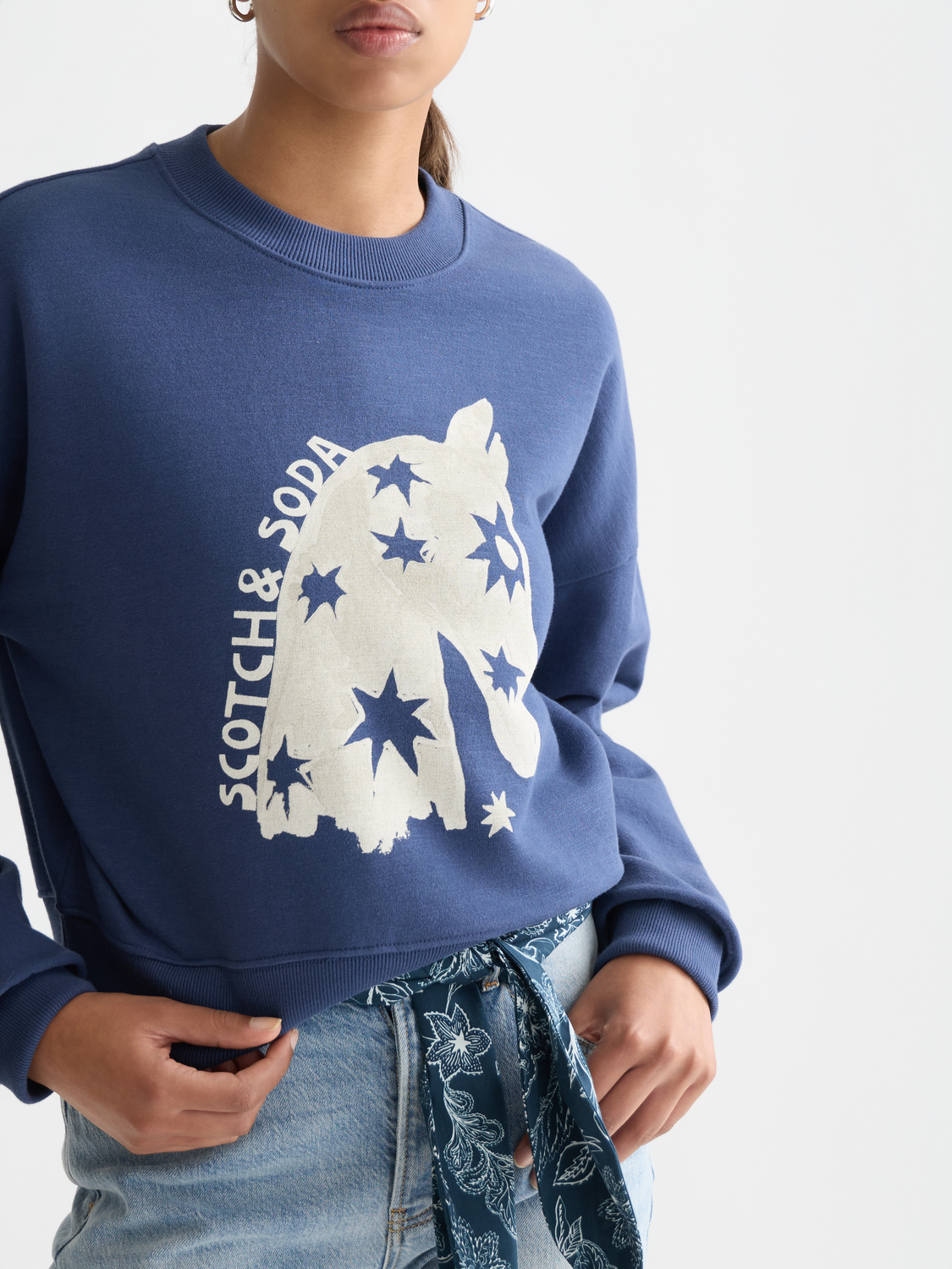 Artwork relaxed sweatshirt
