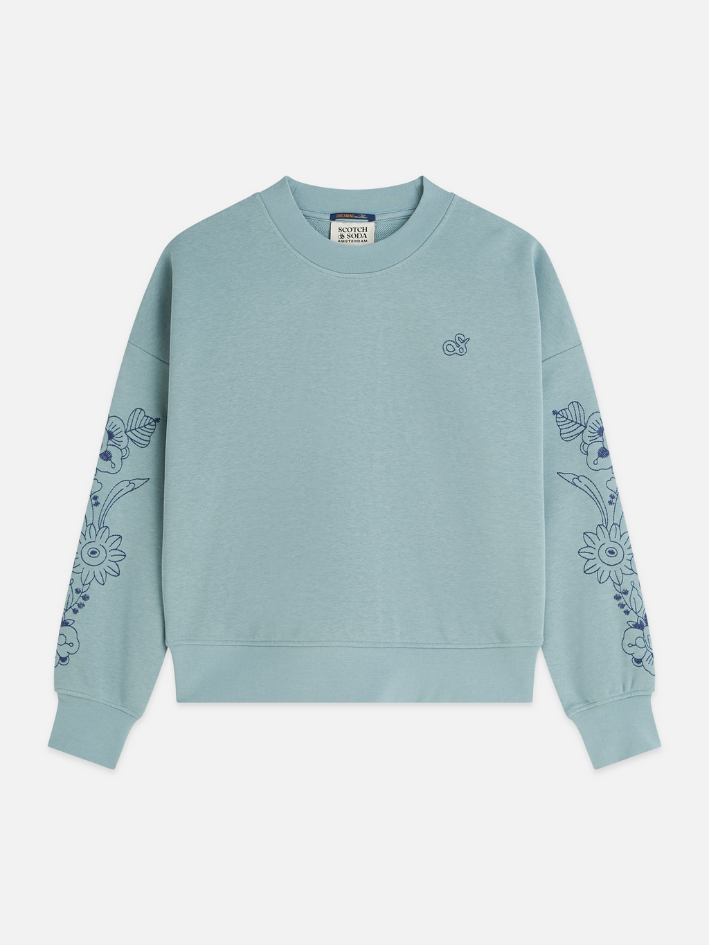 Embroidered relaxed sweatshirt