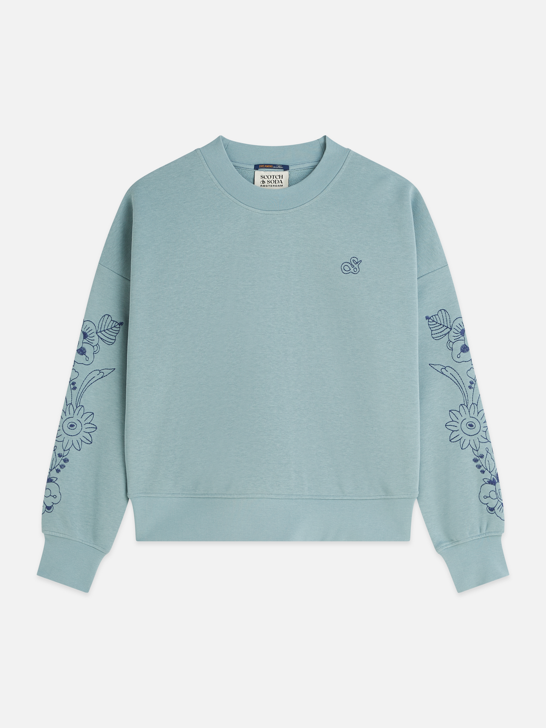Embroidered relaxed sweatshirt