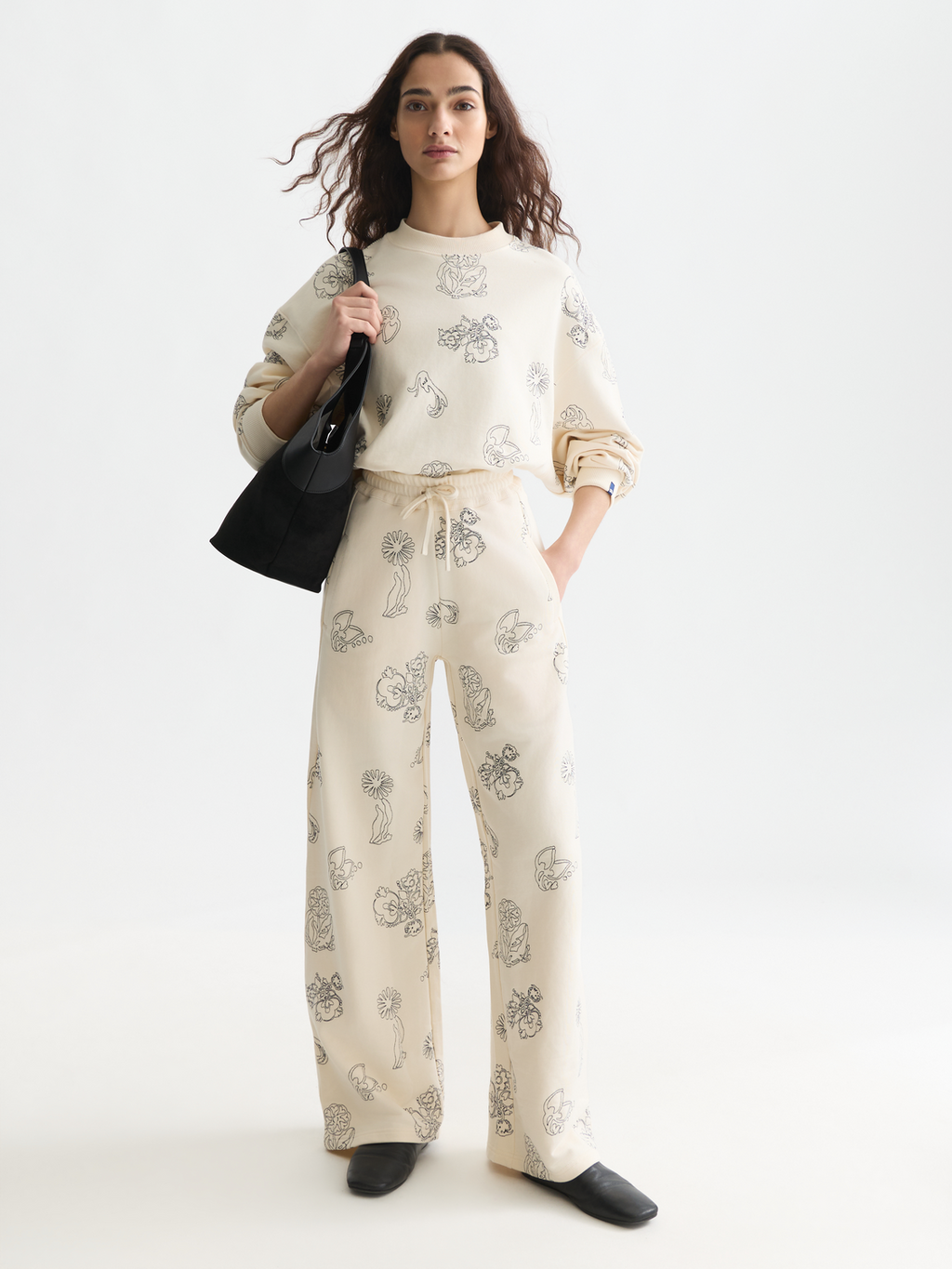 Embroidered sweatshirt