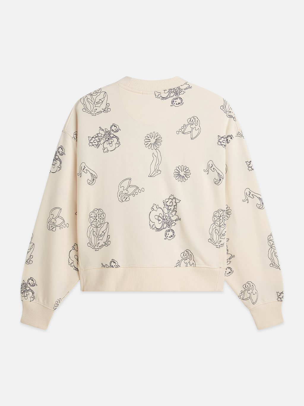 Embroidered sweatshirt