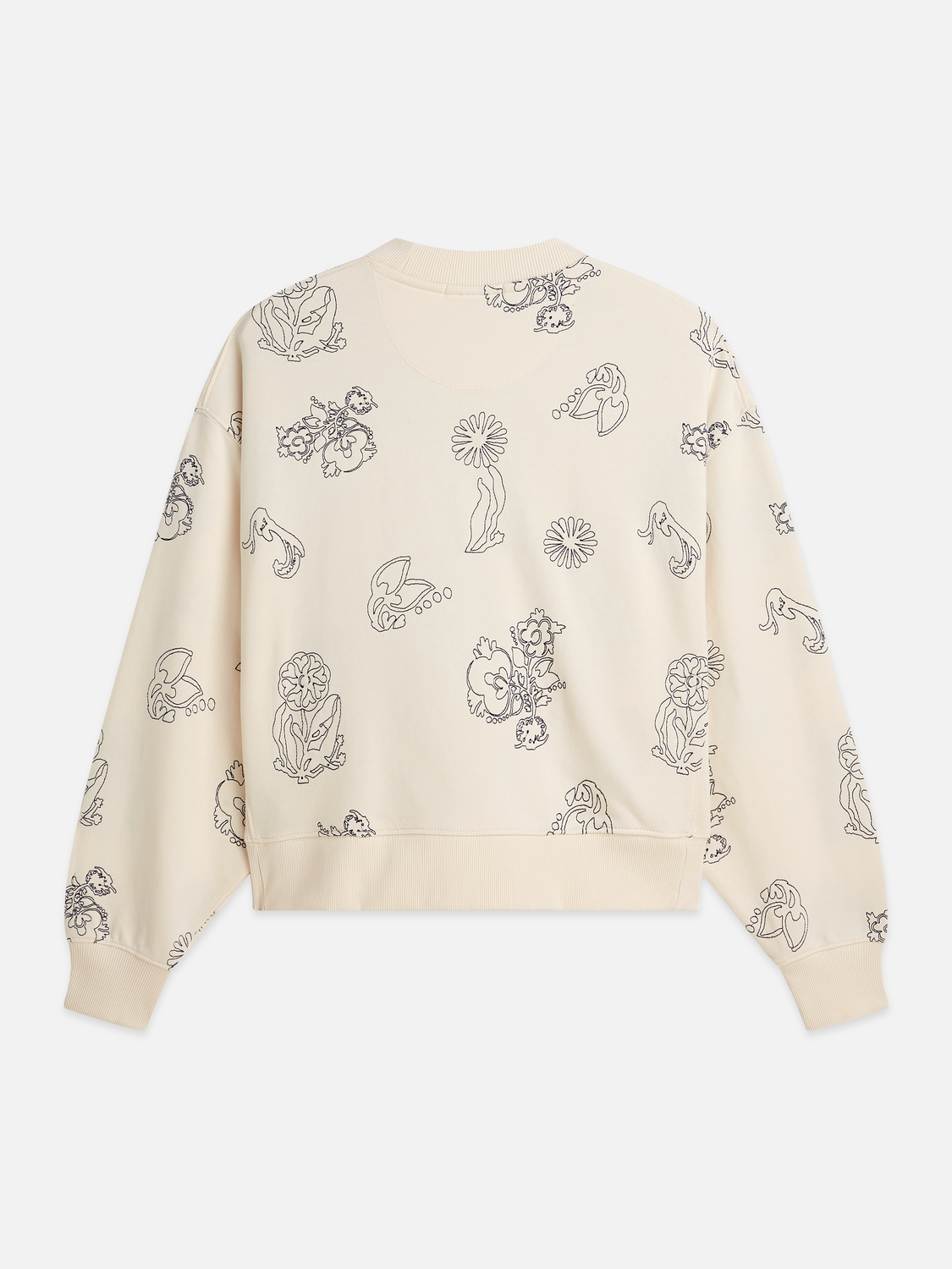 Embroidered sweatshirt