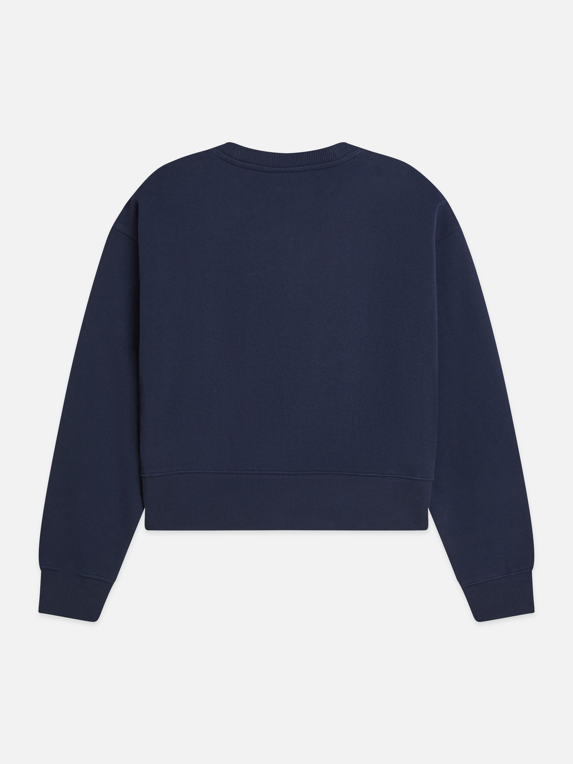 Ribbon embroidered loose sweatshirt