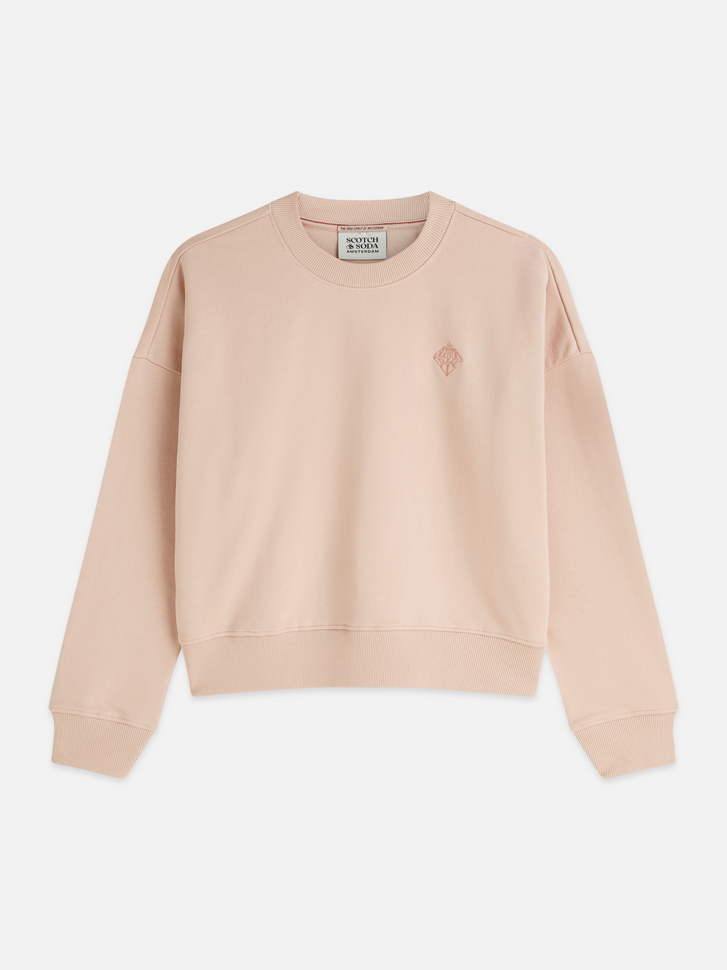 Embroidered logo relaxed-fit sweatshirt