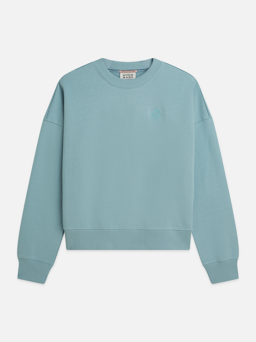 Embroidered logo relaxed-fit sweatshirt