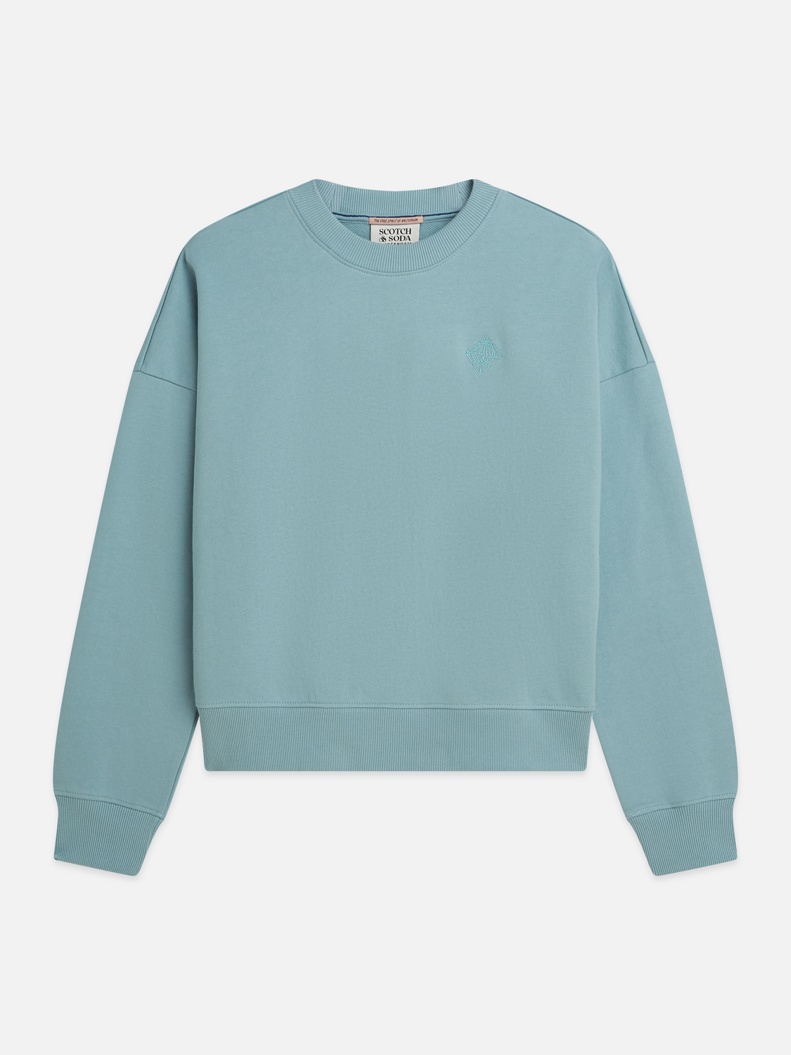 Embroidered logo relaxed-fit sweatshirt