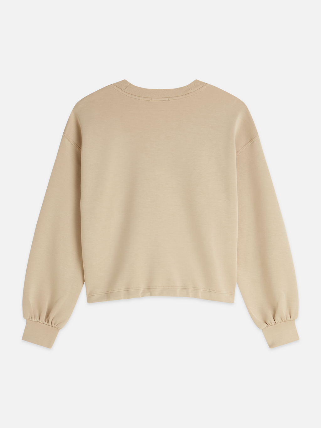 Modal V-neck sweatshirt