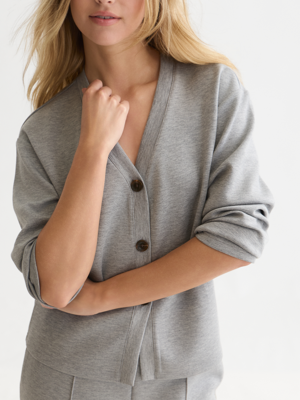 Modal Stretch Jersey Cardigan