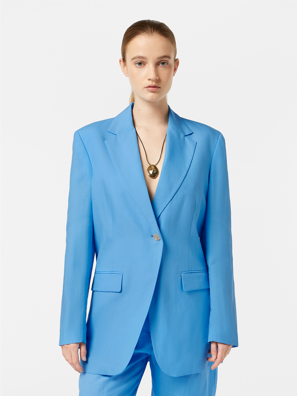 Boyfriend Linen Blazer