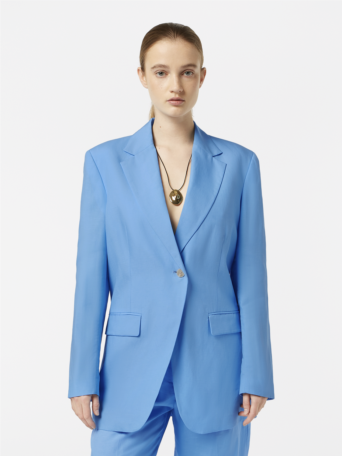 Boyfriend Linen Blazer