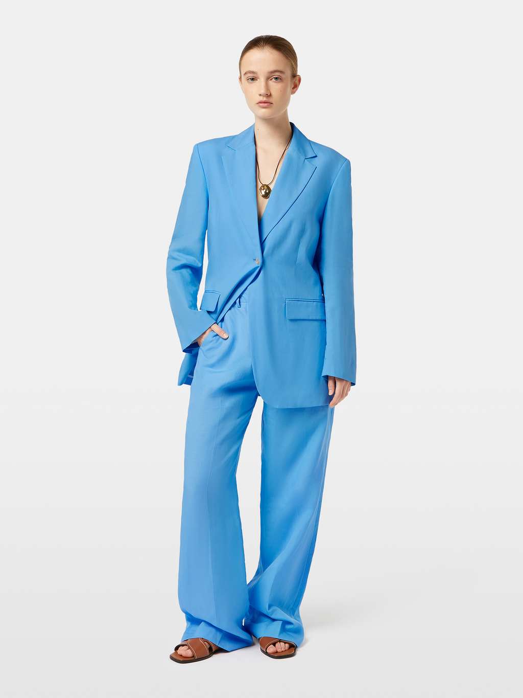 Boyfriend Linen Blazer