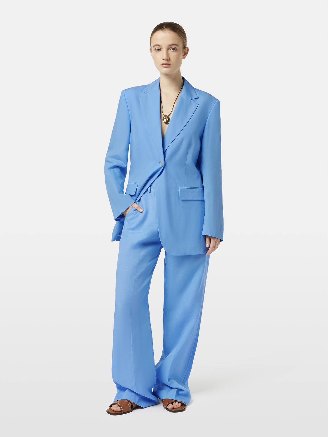 Boyfriend Linen Blazer