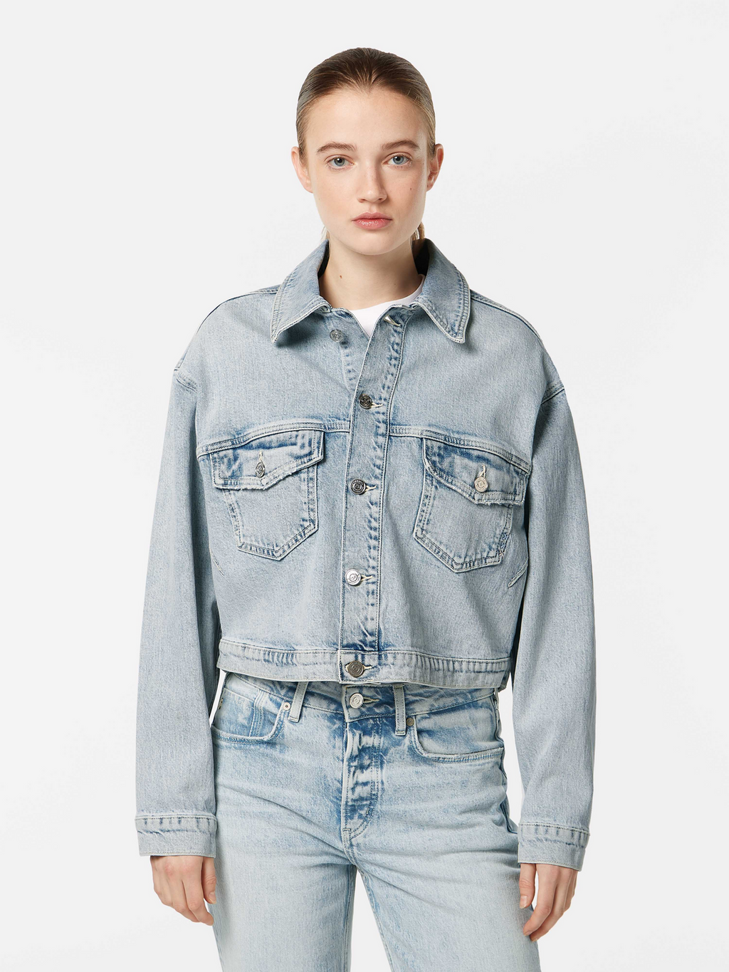 Cropped Denim Jacket