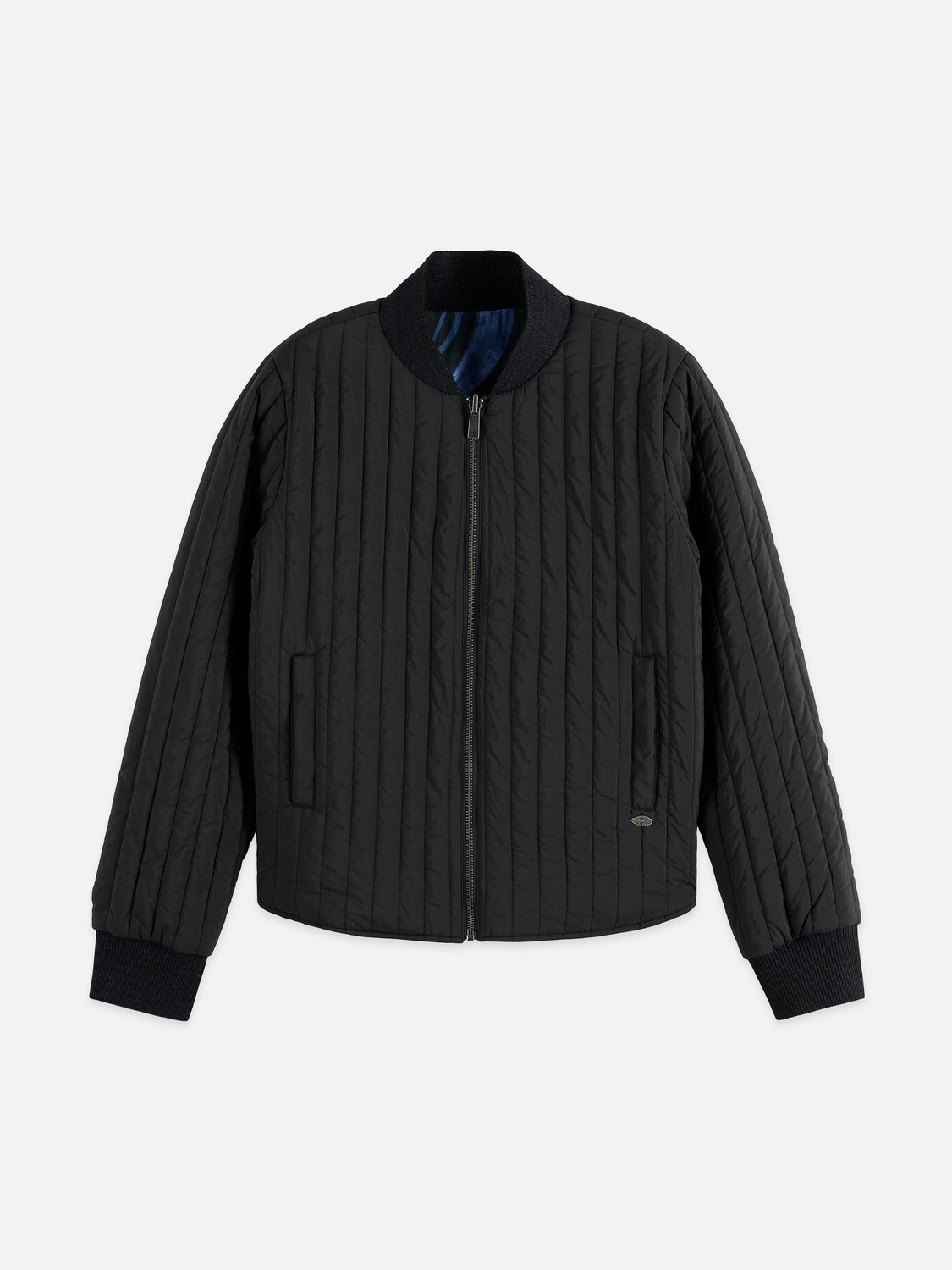 Quilted reversible bomber jacket