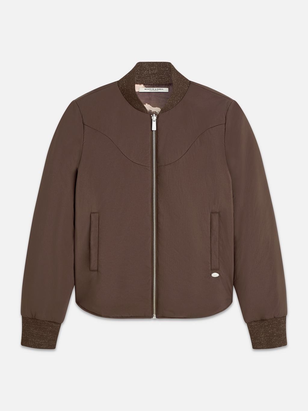 Reversible bomber jacket