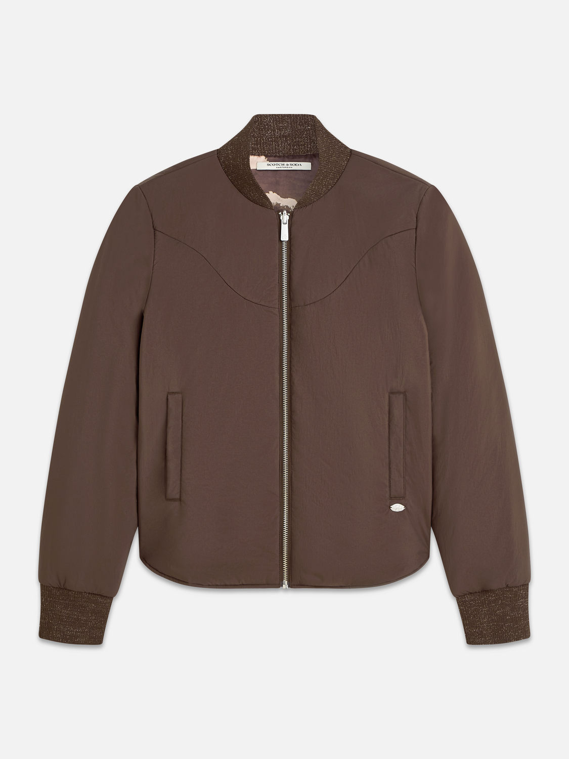 Reversible bomber jacket