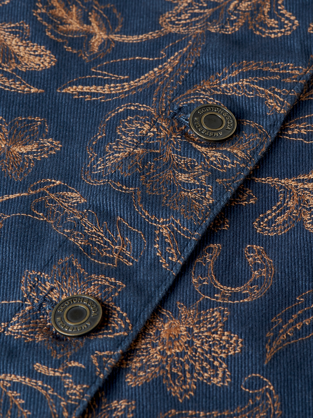 Embroidered cotton jacket