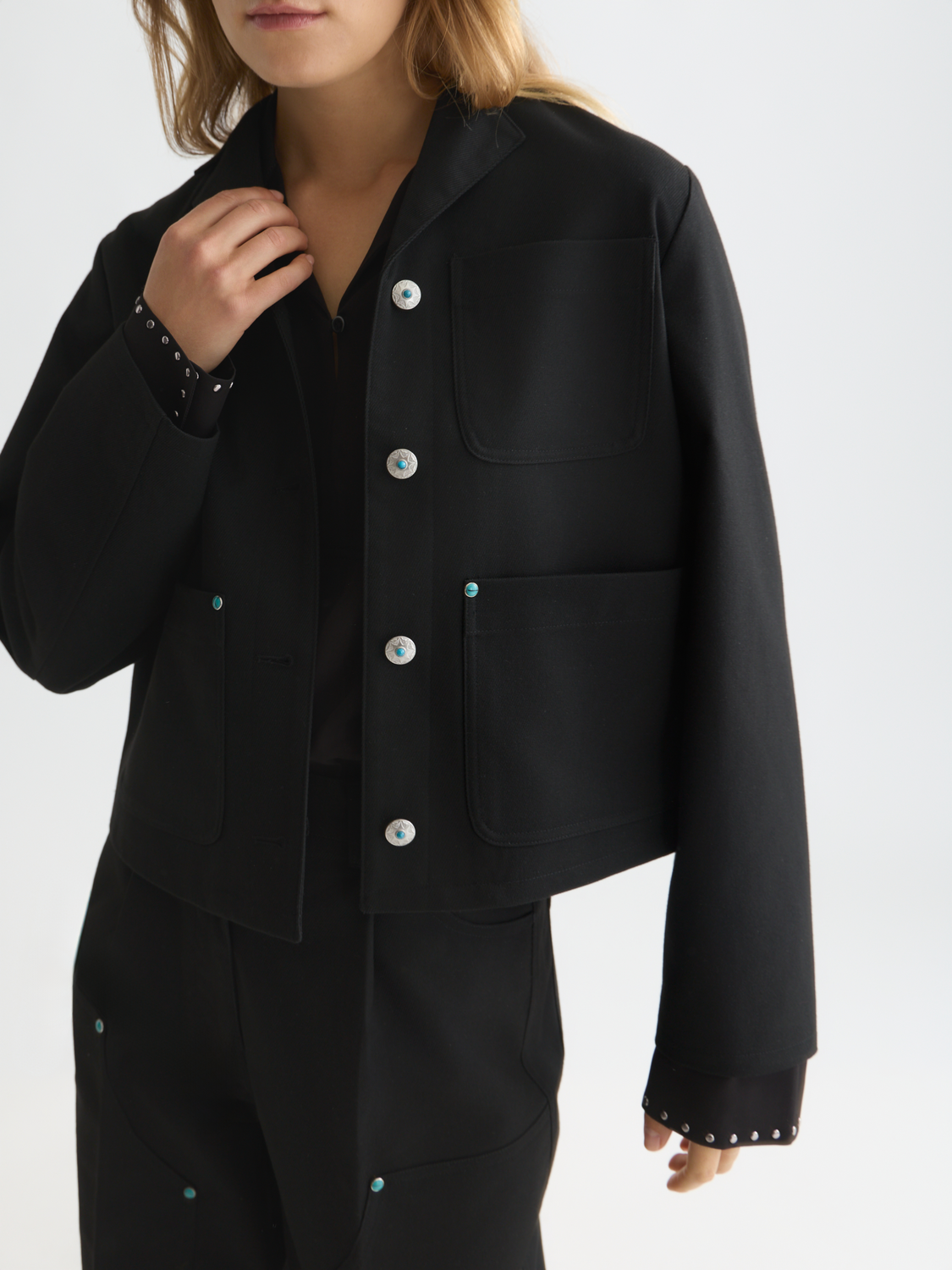 Western trucker jacket