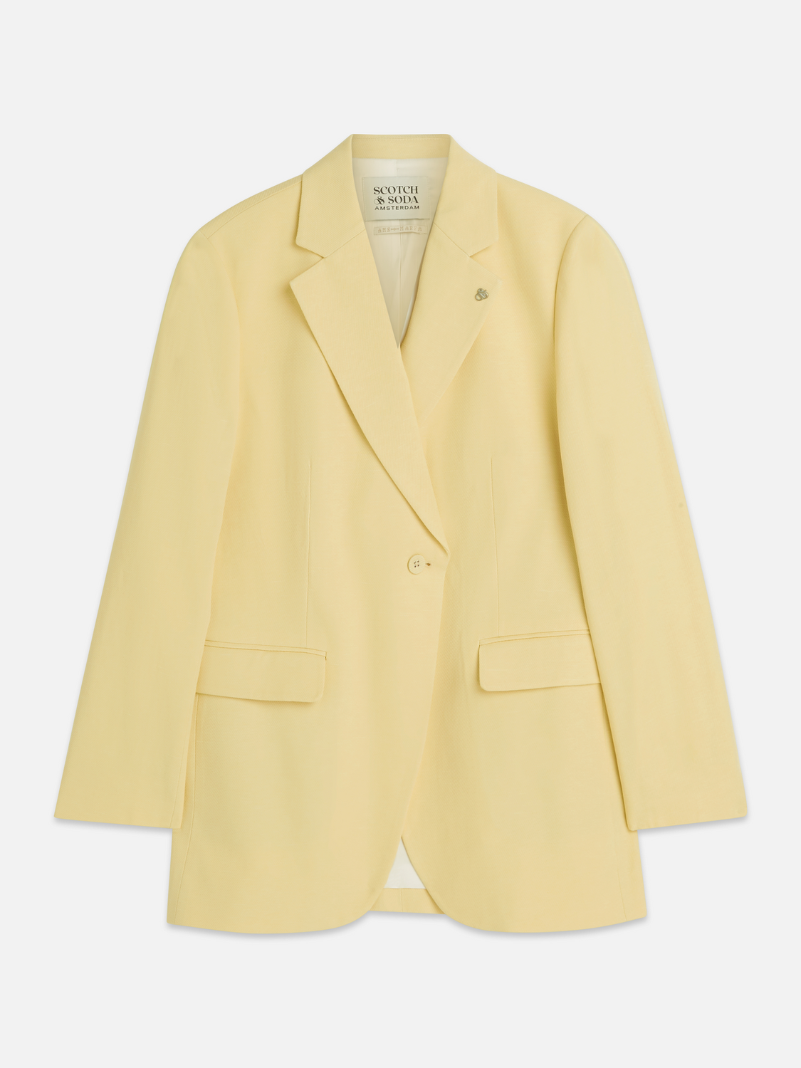 Relaxed single breasted blazer