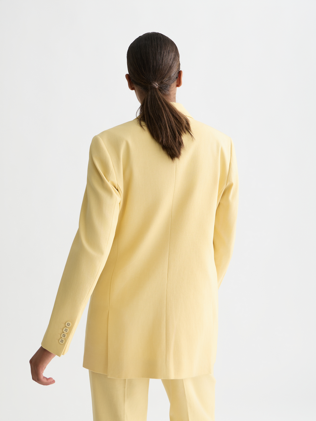 Relaxed single breasted blazer