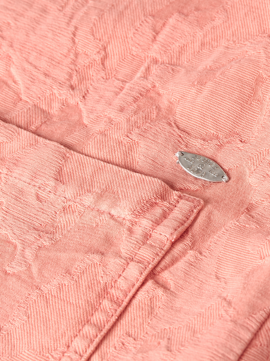 Structured jacquard blazer