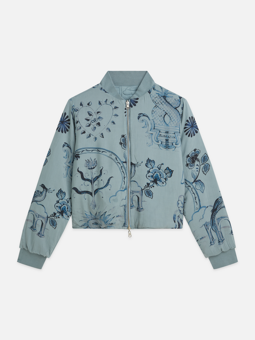 Scotch & Soda x Royal Delft Quilted Reversible Jacket