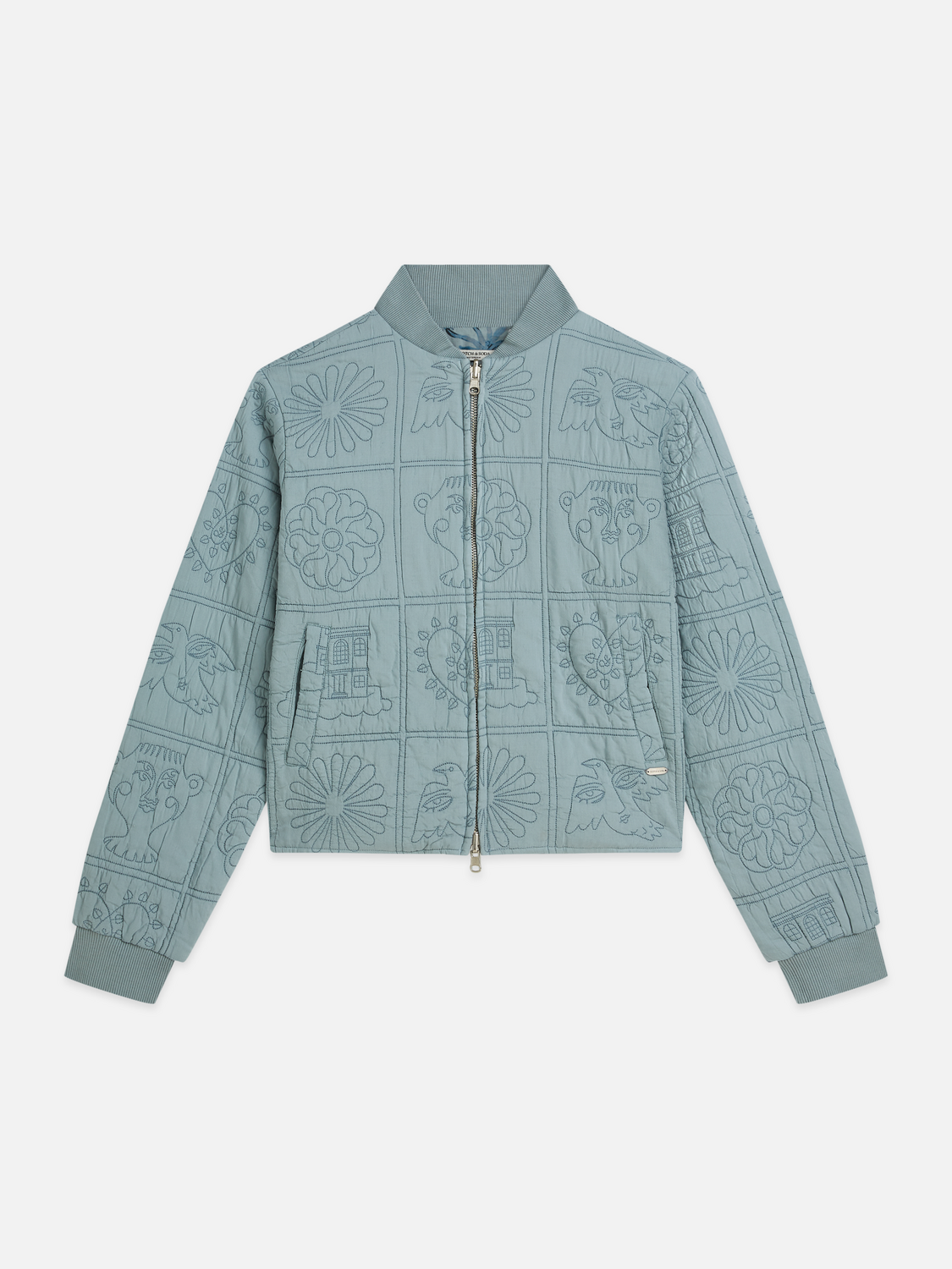 Scotch & Soda x Royal Delft Quilted Reversible Jacket