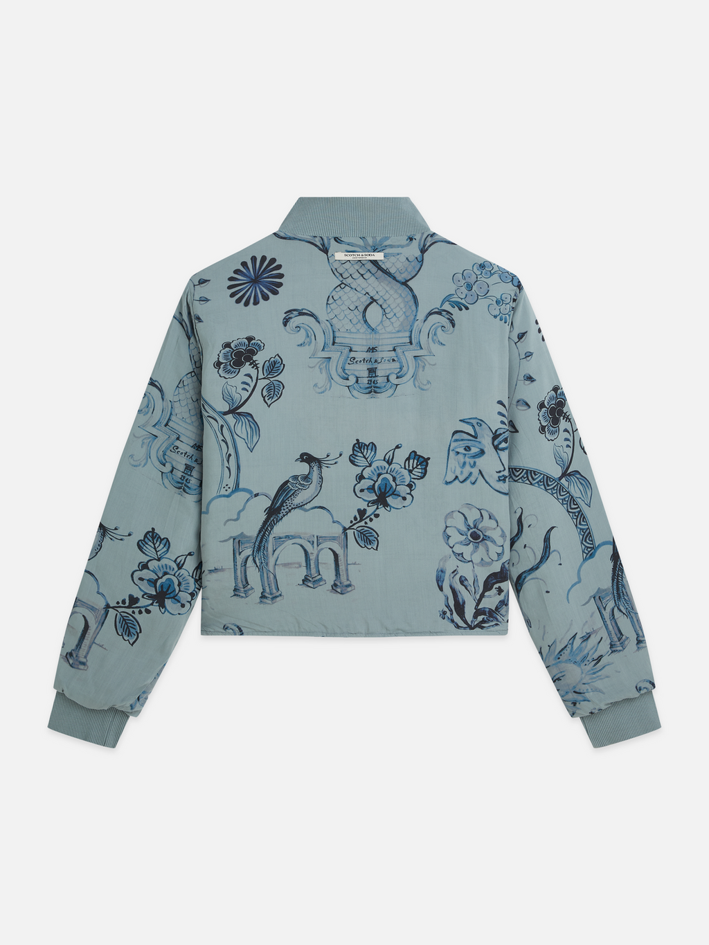 Scotch & Soda x Royal Delft Quilted Reversible Jacket