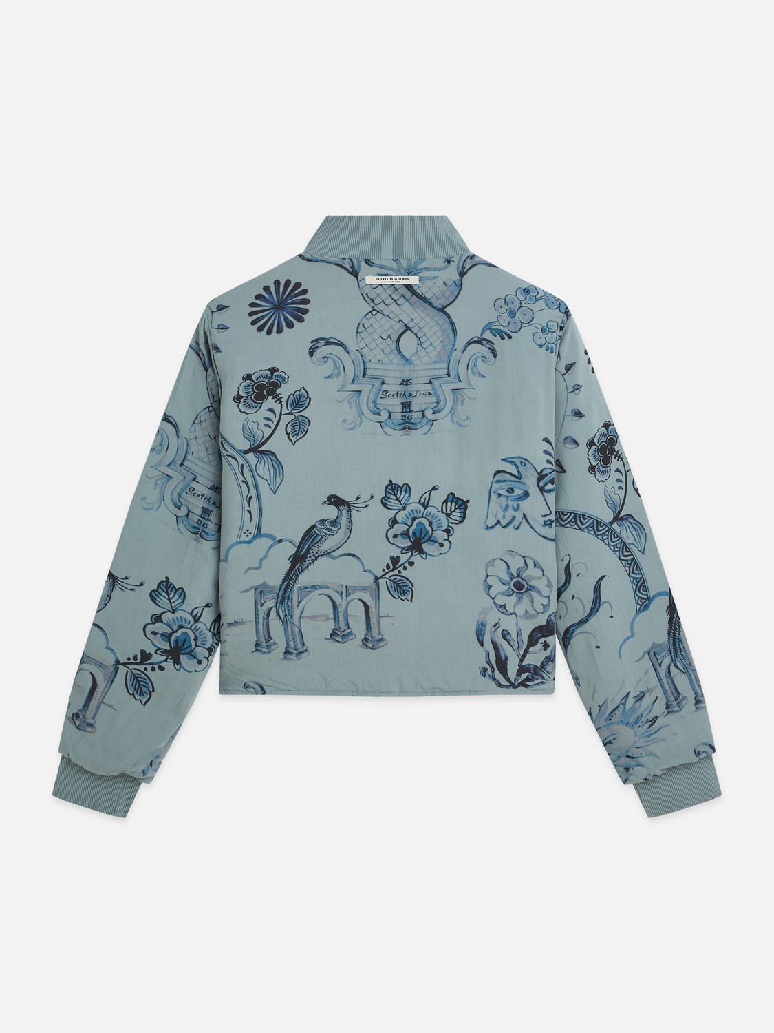 Scotch & Soda x Royal Delft Quilted Reversible Jacket